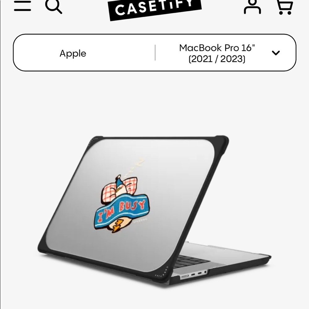 MacBook Pro 16” CASETiFY laptop case